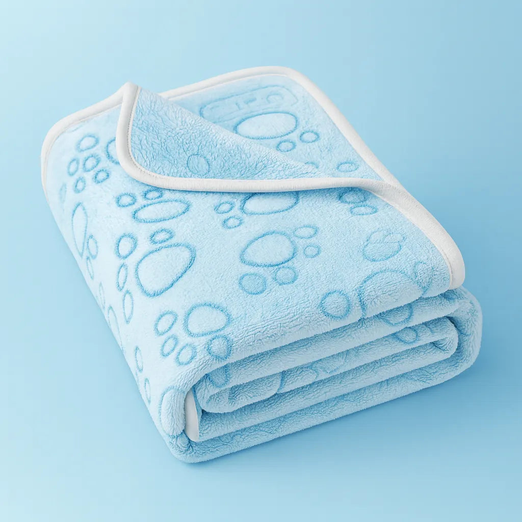 Pawthentic™ Paw Print Dog Blankets