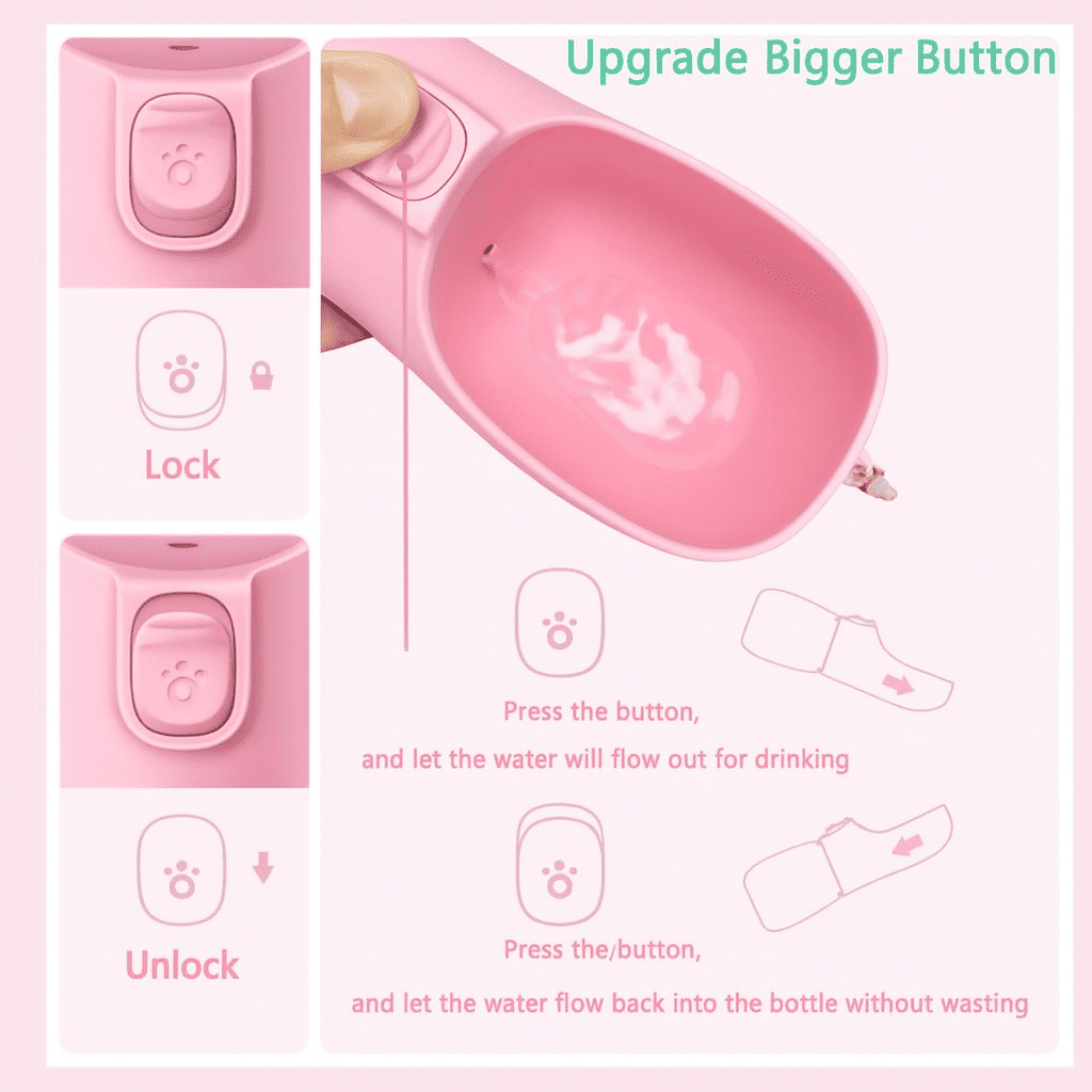 Pawthentic™ Portable Water Bottle