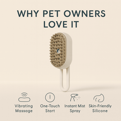 Pawthentic™ Pet Steaming Brush