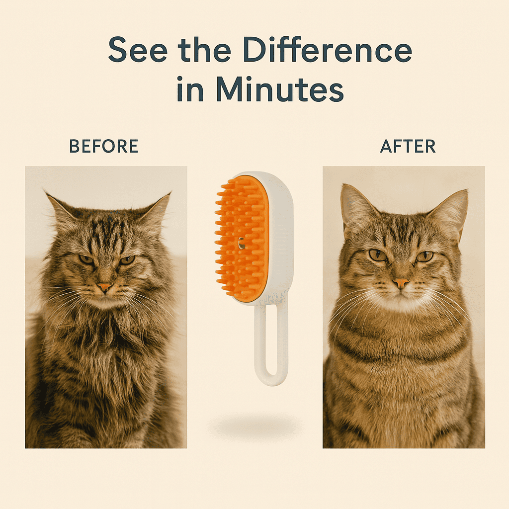 Pawthentic™ Pet Steaming Brush