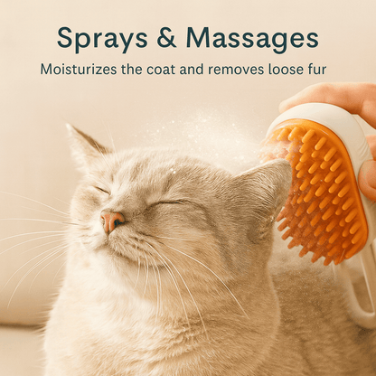 Pawthentic™ Pet Steaming Brush