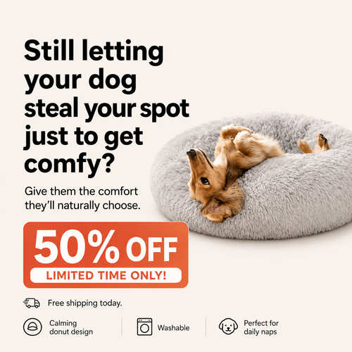 Pawthentic Donut Bed