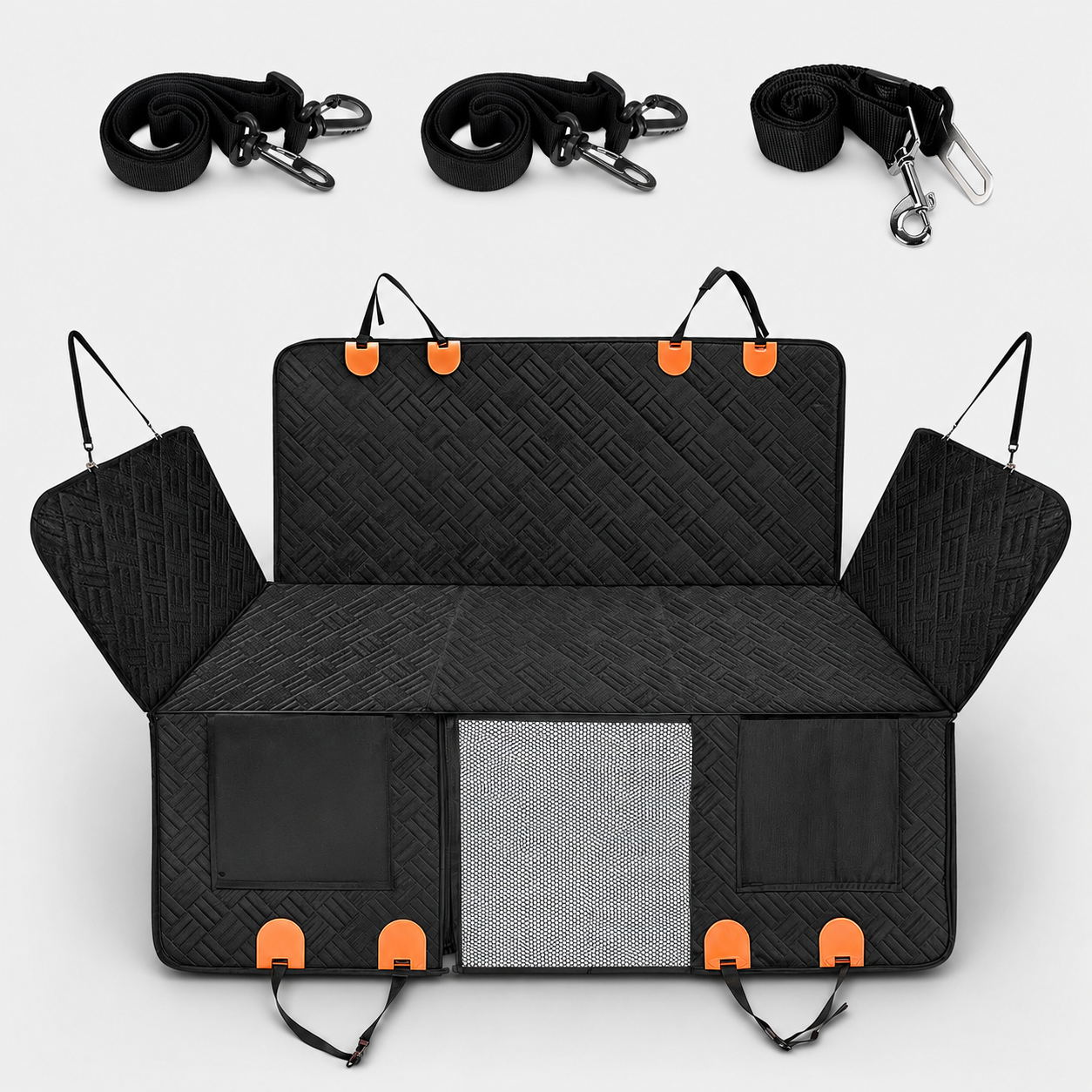 Hard Bottom Dog Car Seat Protector