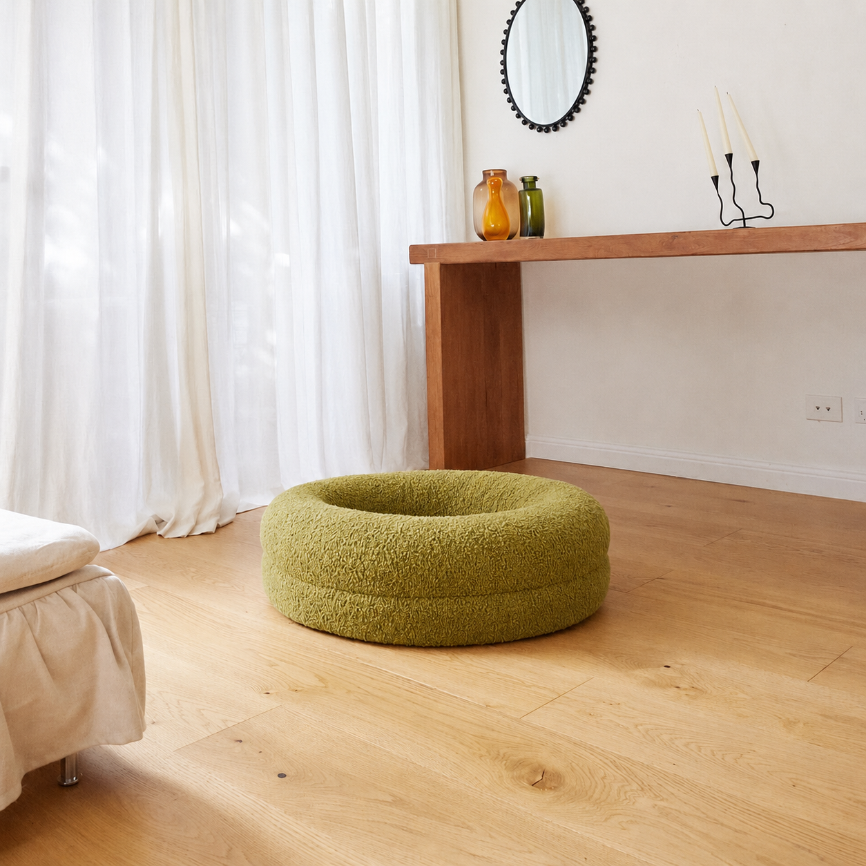 Pawthentic Teddy Curl Bed