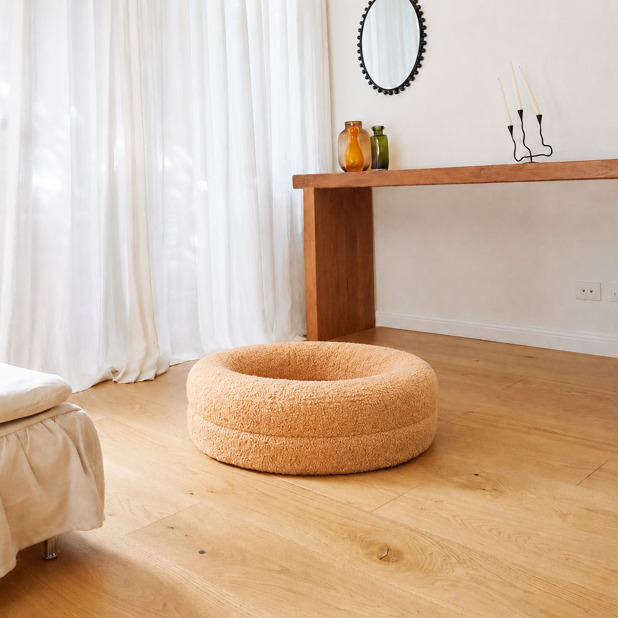 Pawthentic Teddy Curl Bed