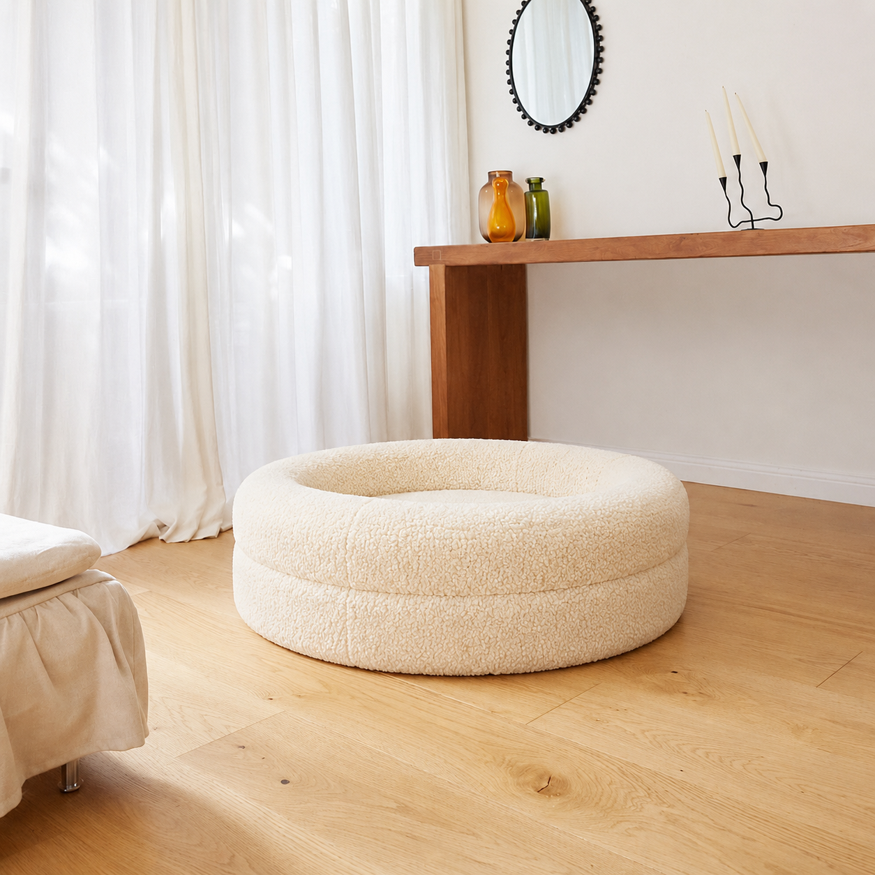 Pawthentic Teddy Curl Bed